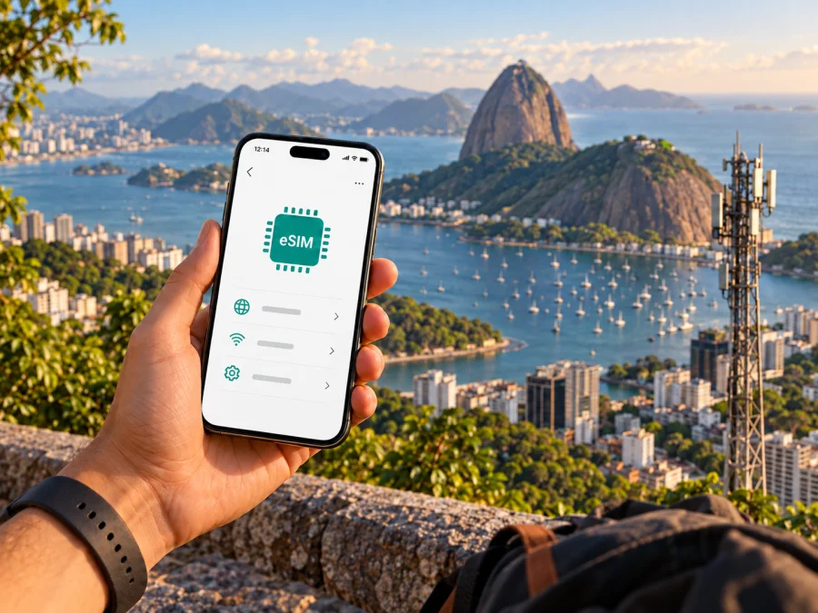 TIM eSIM في البرازيل: التفعيل والتغطية