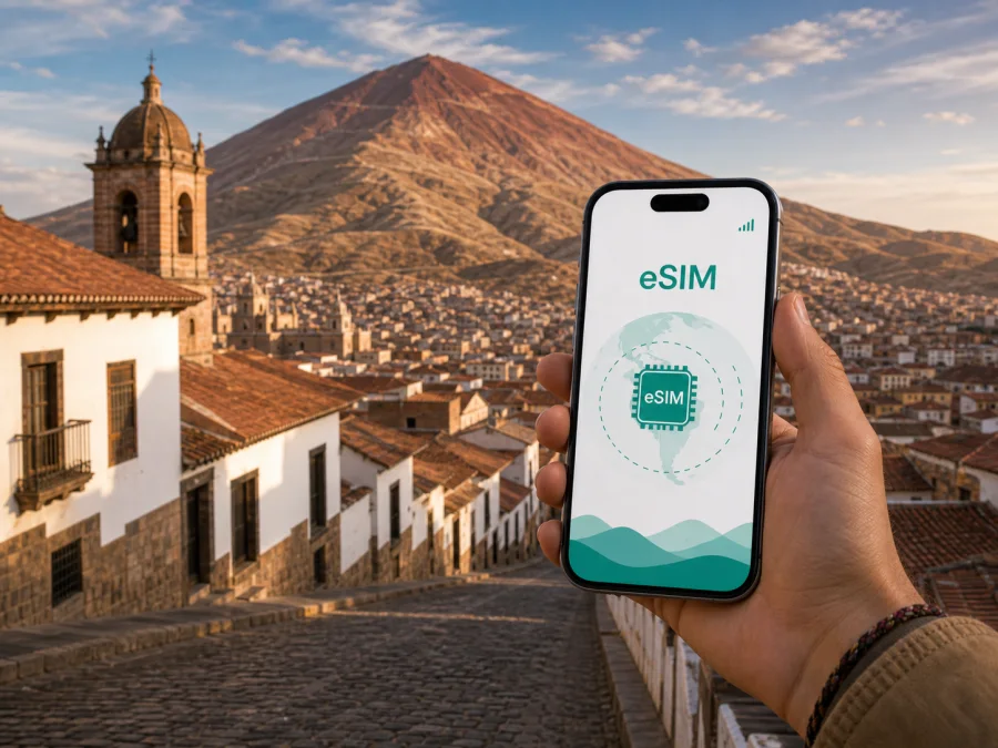 eSIM في بوتوسي: إنترنت واتصال محمول للسفر