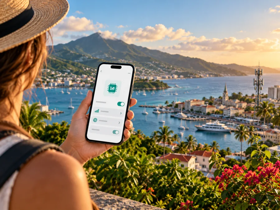 Digicel eSIM في مارتينيك: ما الذي ينبغي التحقق منه؟