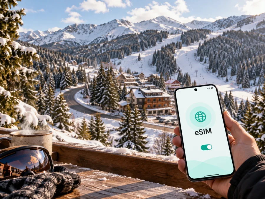 eSIM في بريزوفيتشا: إنترنت واتصال أثناء السفر