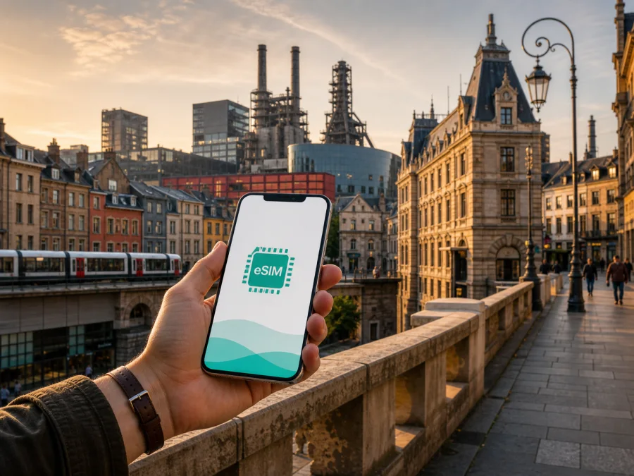 eSIM في إيش سور الزيت: إنترنت أثناء الرحلة