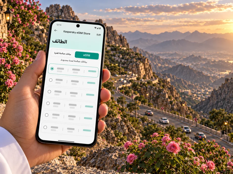 الإنترنت وeSIM في الطائف | دليل السفر