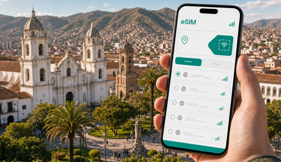 eSIM كوتشابامبا: إنترنت واتصال للهاتف