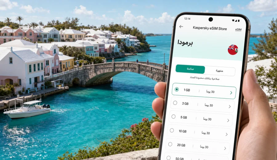 eSIM قرية فلاتس: إنترنت السفر في برمودا