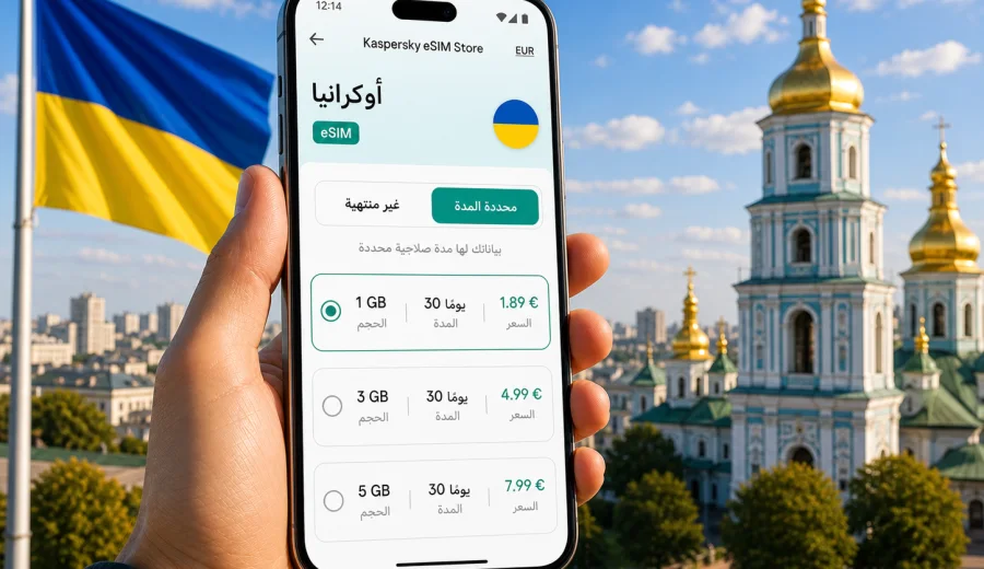 eSIM أوكرانيا: الاتصال المحمول والإنترنت