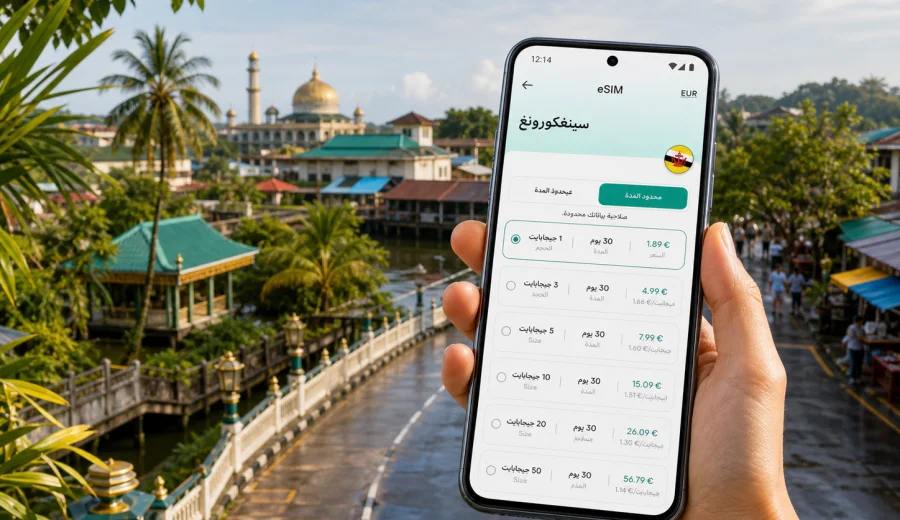 eSIM في سينغكورونغ: إنترنت واتصال للرحلة