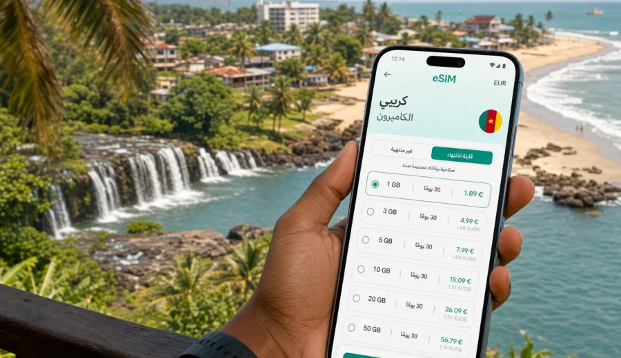 eSIM في كريبي: الإنترنت والاتصال المحمول