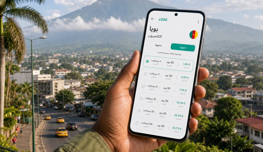 eSIM في بويا: إنترنت واتصال محمول للسفر