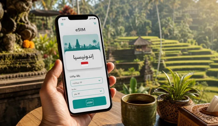 eSIM في أوبود: إنترنت واتصال للسفر