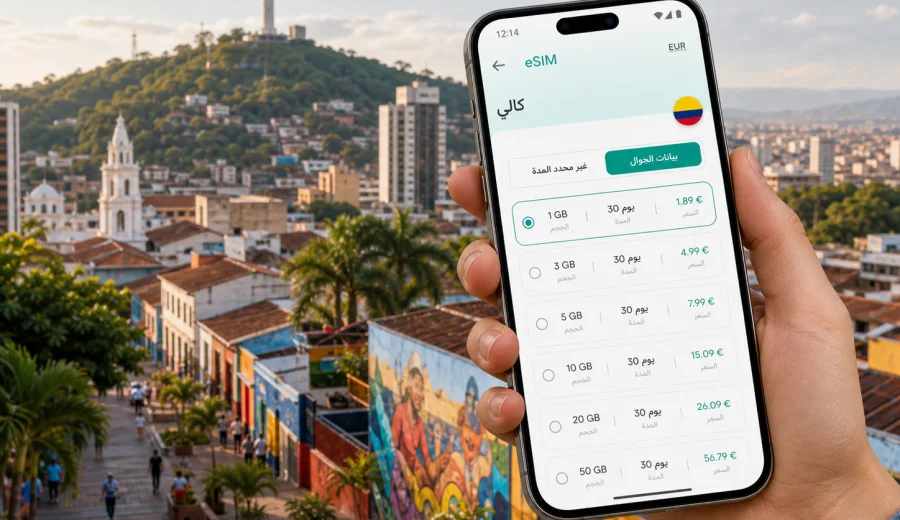 eSIM في كالي: الاتصال المحمول والإنترنت