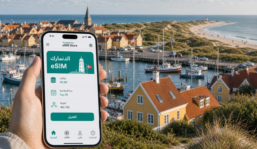 eSIM في سكاجين: الاتصال والإنترنت