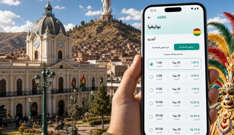 eSIM في أورورو: إنترنت واتصال أثناء السفر