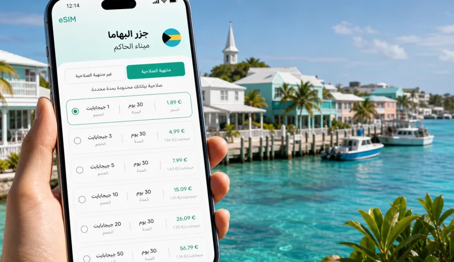 eSIM في ميناء الحاكم: إنترنت السفر