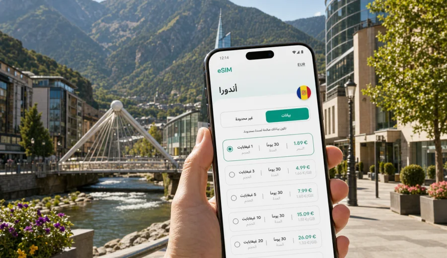 eSIM إسكالديس إنجورداني: إنترنت السفر