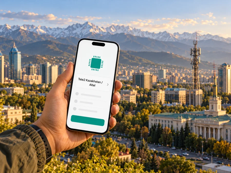 Tele2 Kazakhstan / Altel eSIM in Kasachstan: Was prüfen?