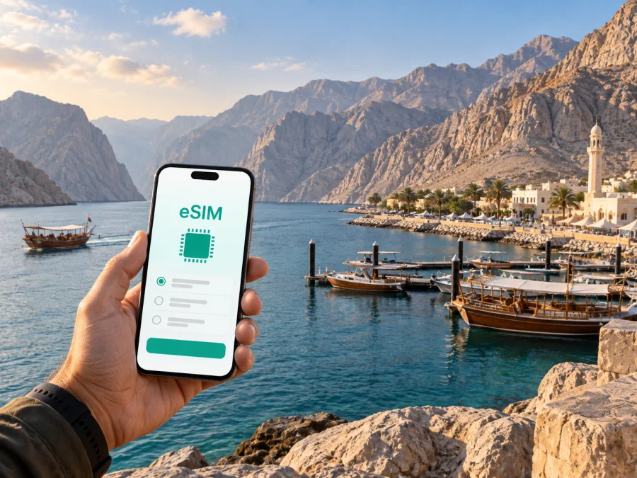 Khasab eSIM: Mobiles Internet im Oman