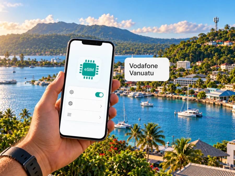 Vodafone Vanuatu eSIM in Vanuatu: Was Sie prüfen sollten