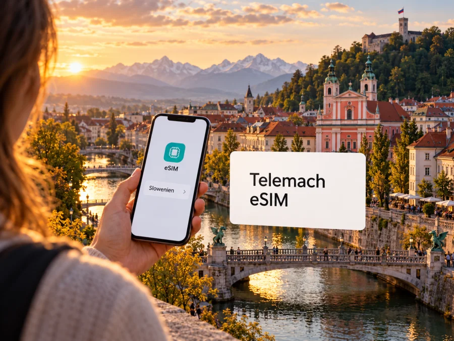 Telemach eSIM in Slowenien: Was Reisende prüfen sollten