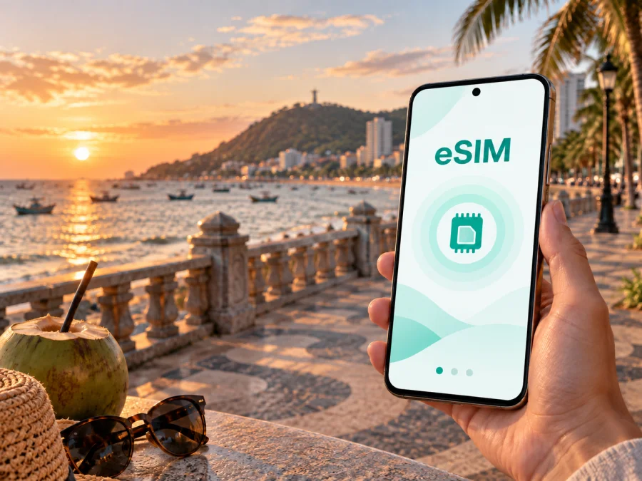 eSIM für Vung Tau: Internet auf Reisen