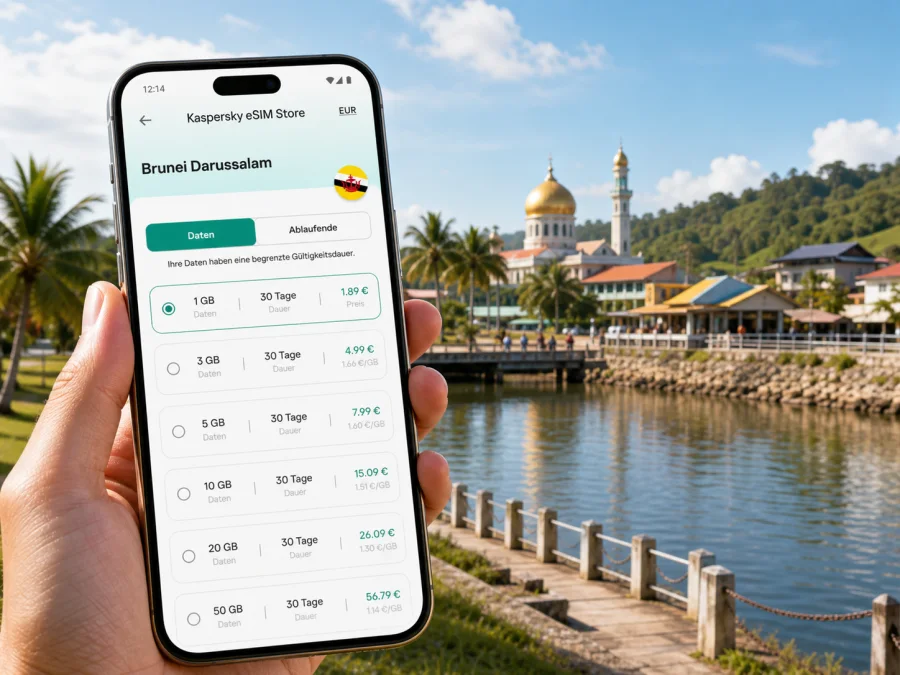 Tutong eSIM für mobiles Internet