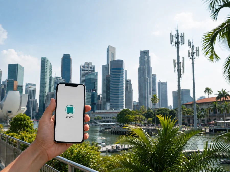 GRID Communications eSIM in Singapur: prüfen