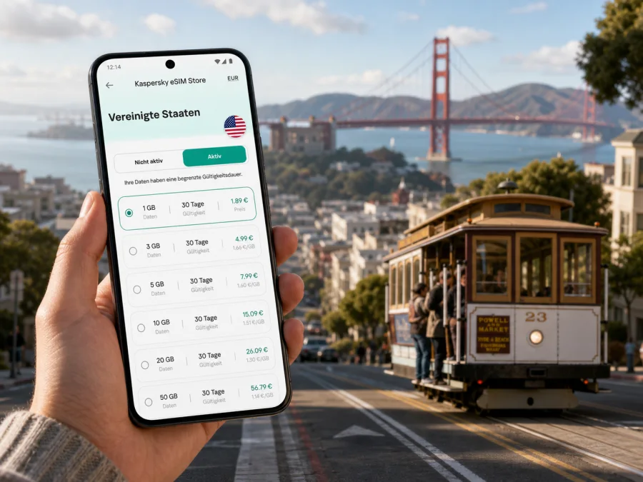 San Francisco eSIM: mobiles Internet auf Reisen