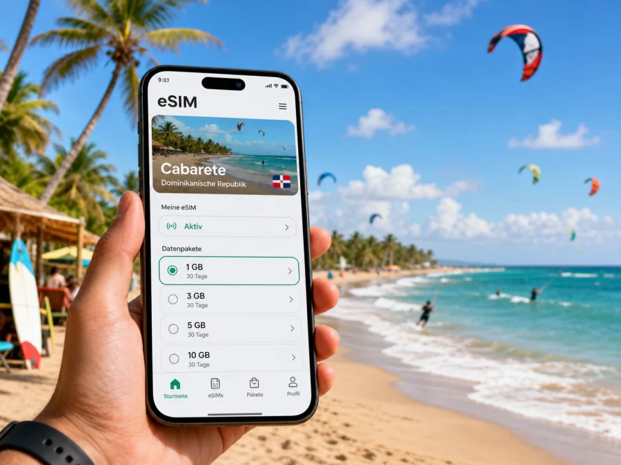 Cabarete eSIM: Internet für Ihre Reise