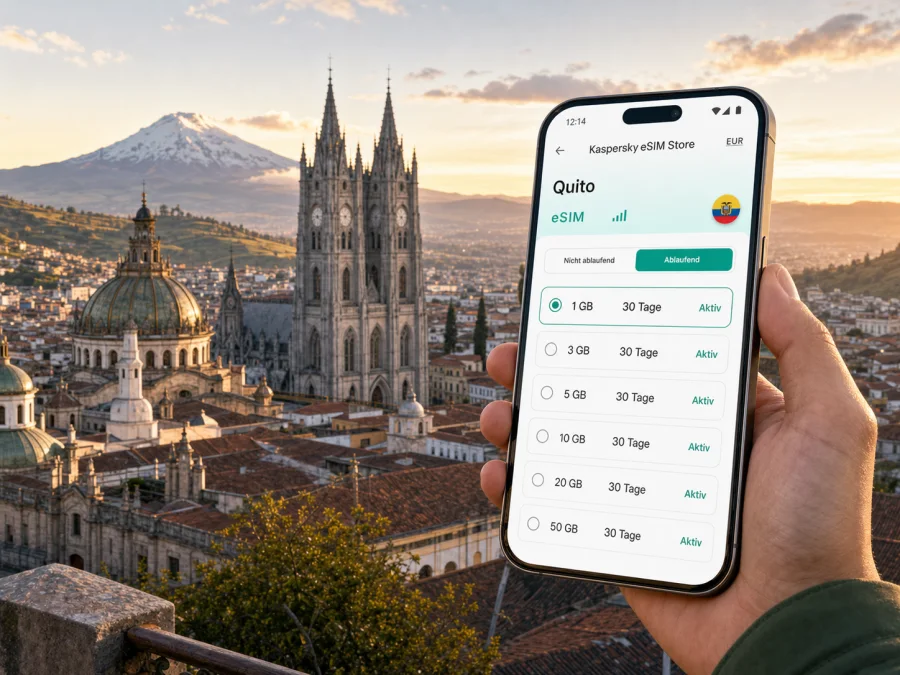 Quito eSIM: mobiles Internet für Ihre Reise