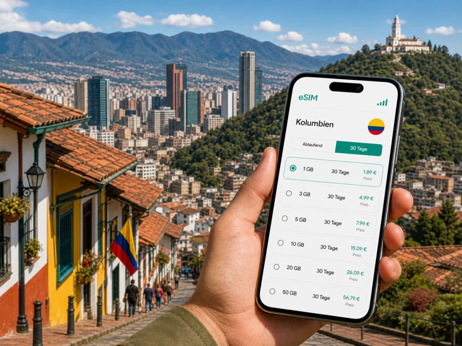 Bogota eSIM: Internet und mobile Verbindung