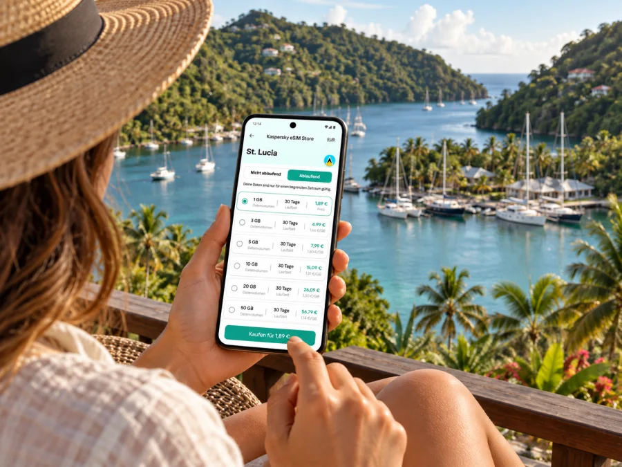 Marigot Bay eSIM: Mobiles Internet auf St. Lucia