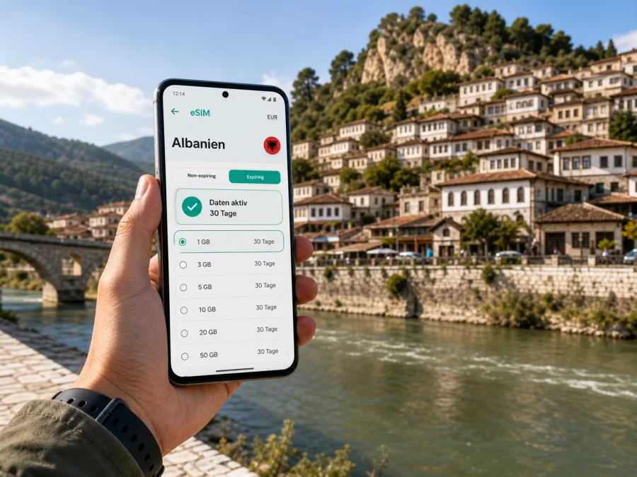 Berat eSIM: Internet und mobile Verbindung