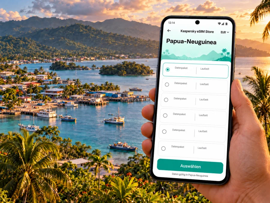 Madang eSIM: Mobiles Internet in Papua-Neuguinea