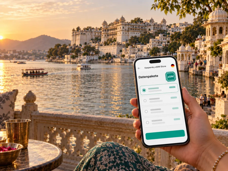 eSIM für Udaipur: Mobiles Internet auf Reisen