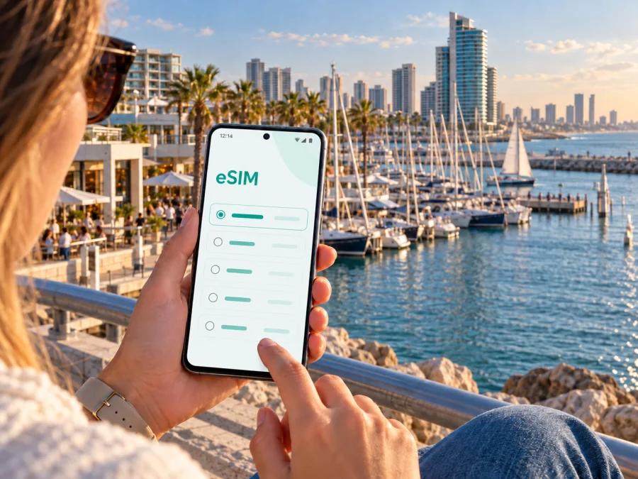Herzliya eSIM: Mobiles Internet für Ihre Reise