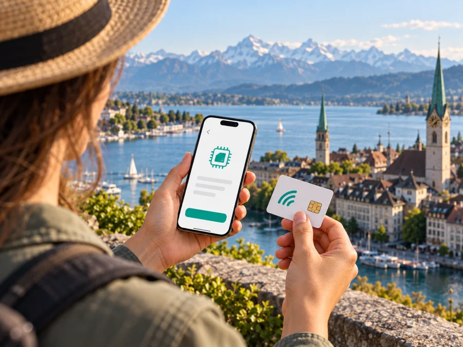 Swisscom eSIM in der Schweiz: Aktivierung & Reise