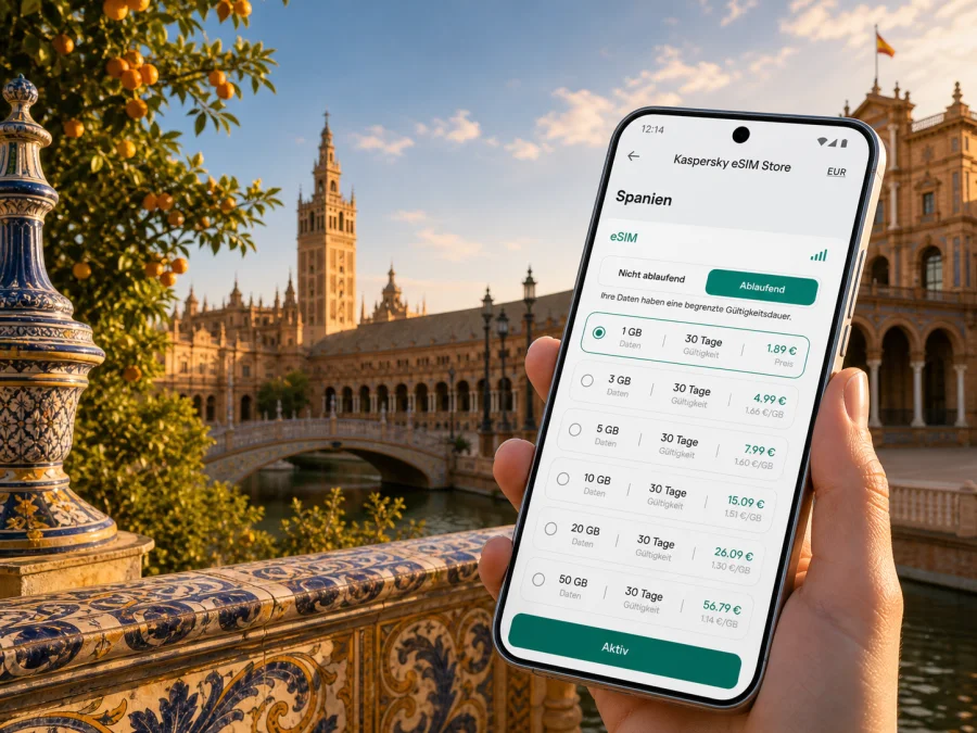 Sevilla eSIM: mobiles Internet für Ihre Reise