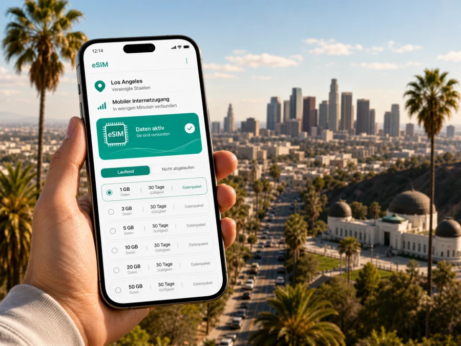 Los Angeles eSIM: Internet für Ihre Reise