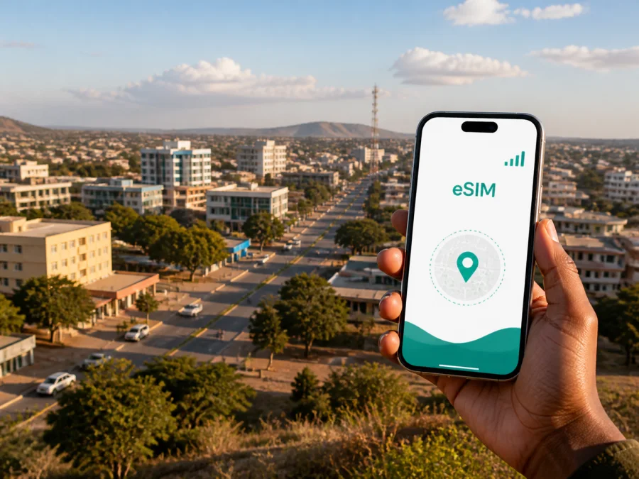 Dodoma eSIM: Mobiles Internet für Ihre Reise