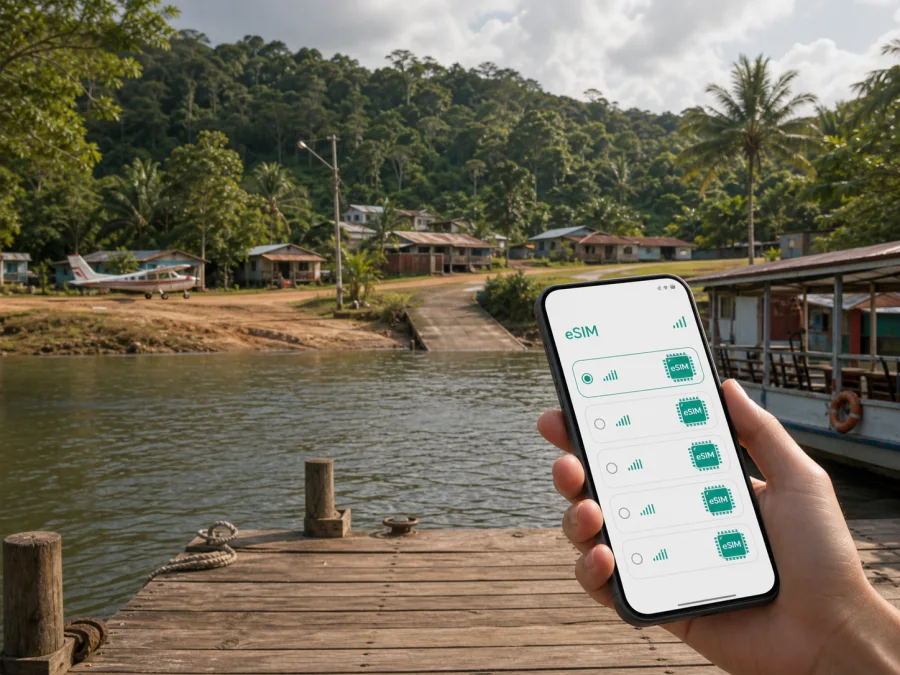 eSIM für Maripasoula: mobiles Internet