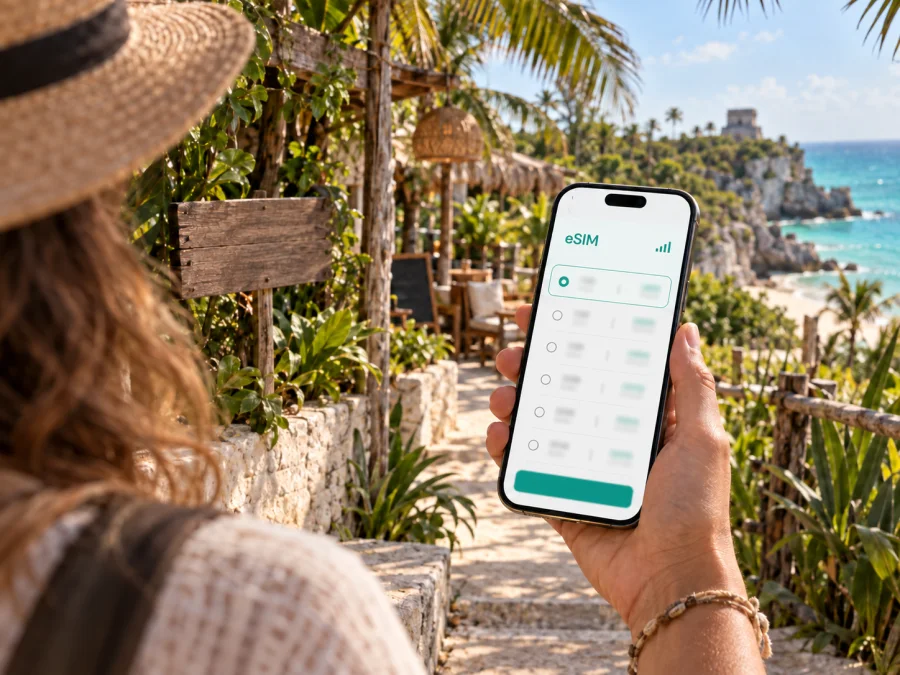 Tulum eSIM: Mobiles Internet für Mexiko