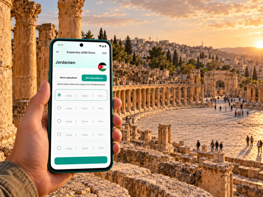 Jerash eSIM: Mobiles Internet in Jordanien