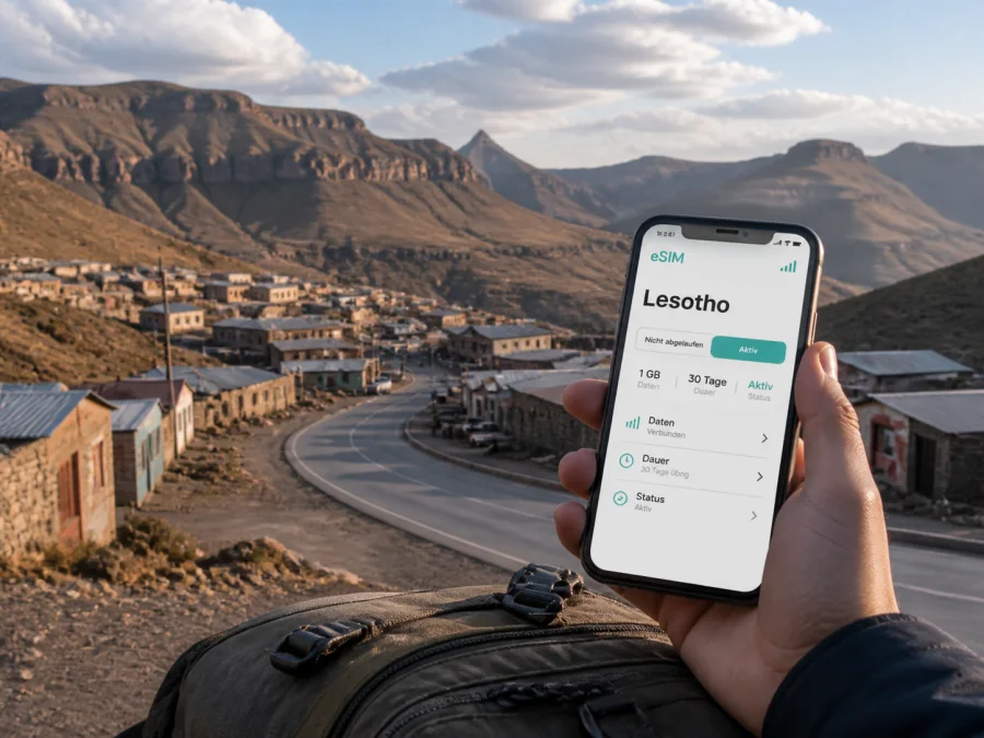 eSIM für Mokhotlong: mobiles Internet in Lesotho
