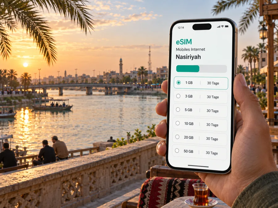 eSIM für Nasiriyah: Mobiles Internet auf Reisen