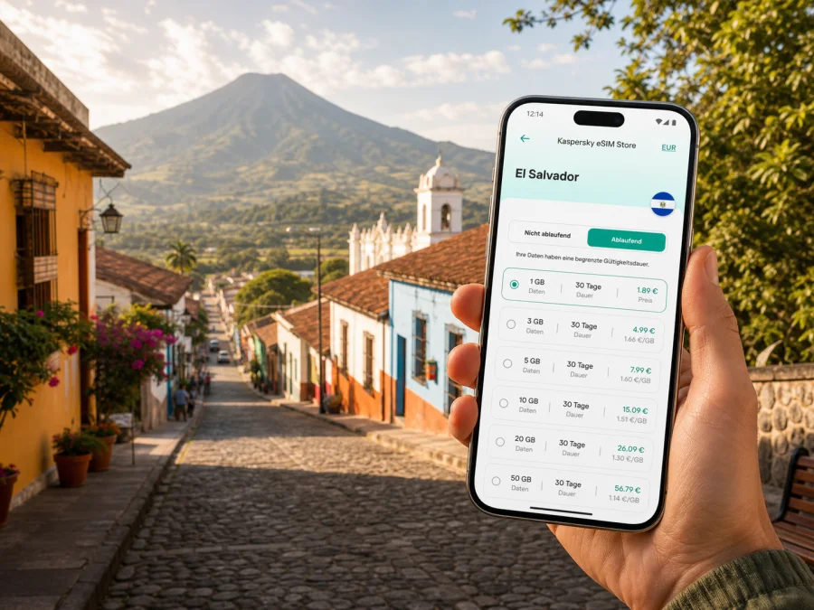 Ahuachapán eSIM: Internet & mobile Verbindung