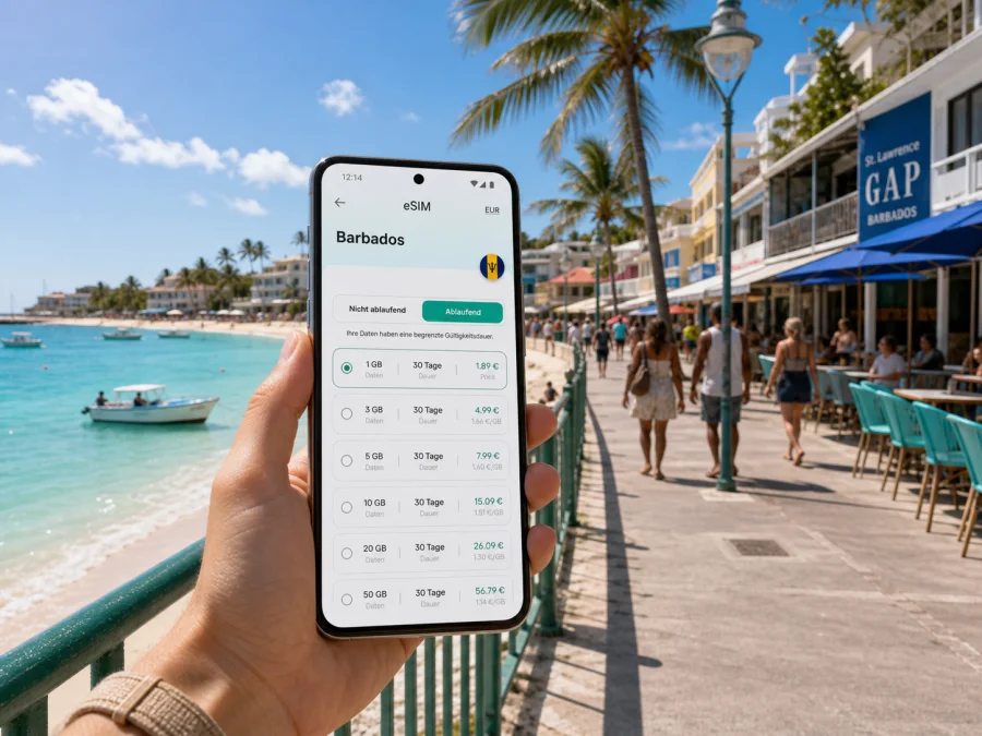 eSIM St. Lawrence Gap: Internet in Barbados