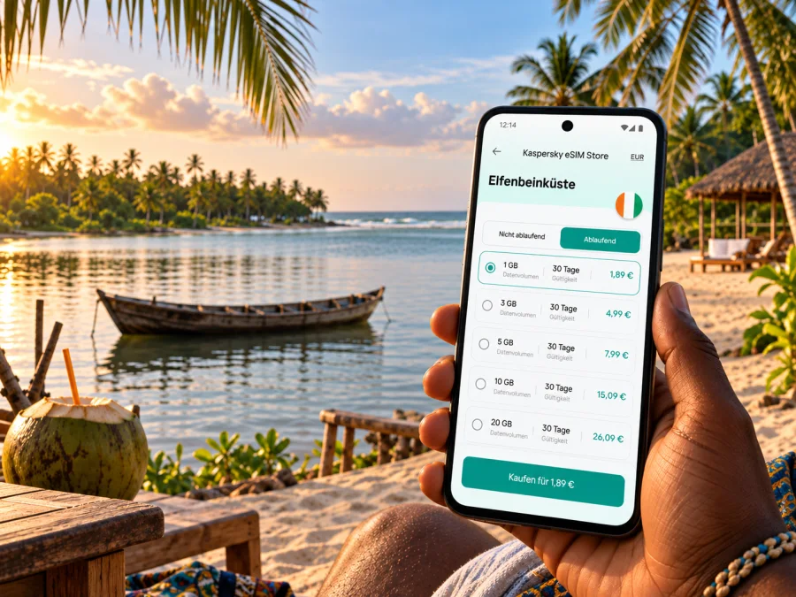 eSIM in Assinie: Mobiles Internet in der Elfenbeinküste