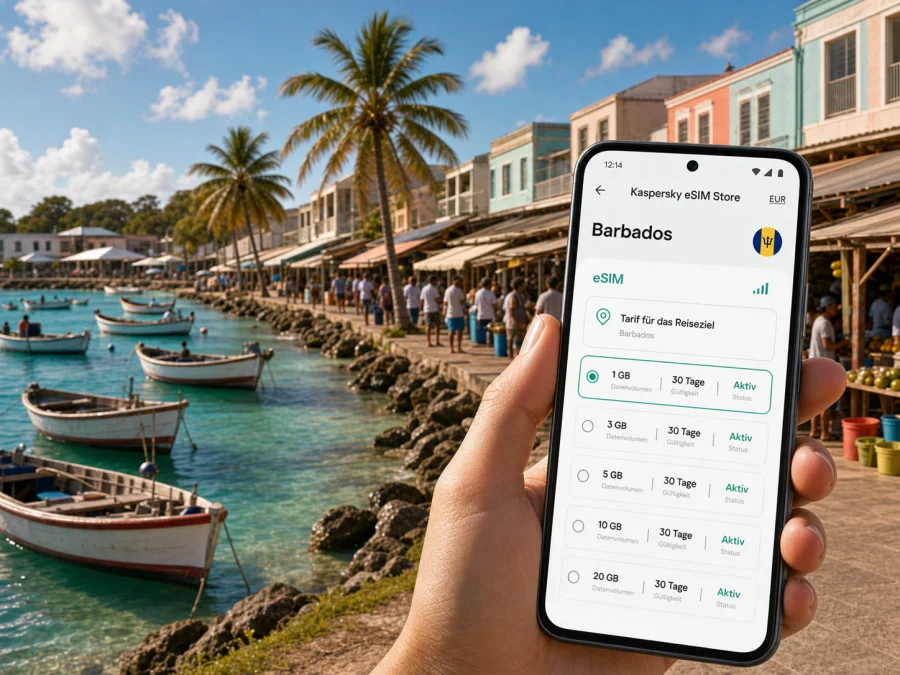 Oistins eSIM: Internet für Barbados-Reisen