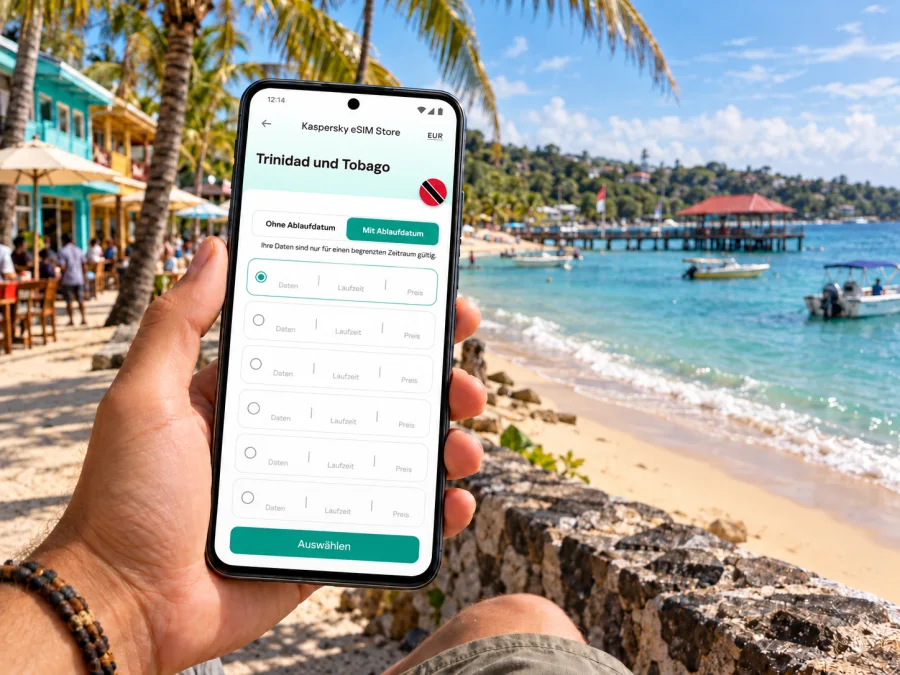 Crown Point eSIM: Mobiles Internet auf Tobago