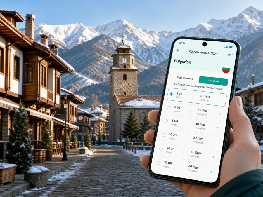 Bansko eSIM: Internet für Bulgarien-Reisen