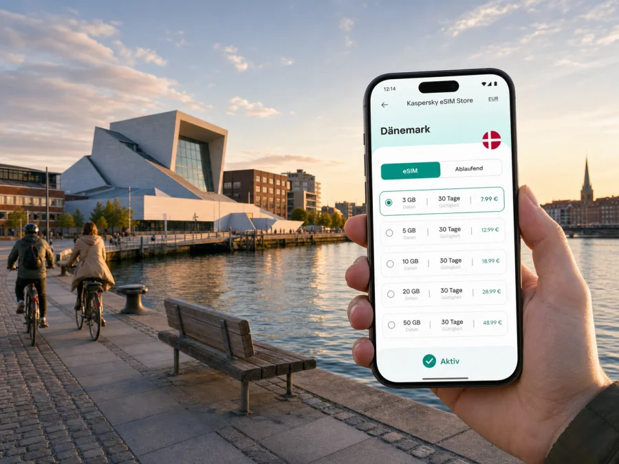 Aalborg eSIM: mobiles Internet für die Reise